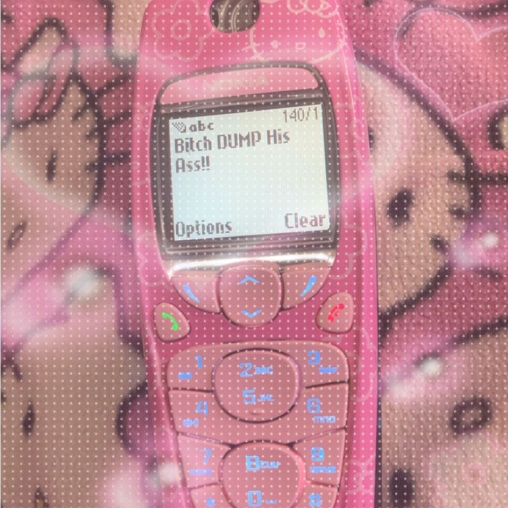 *FOUND* rare hello kitty nokia phone! (NOT FOR SALE!)